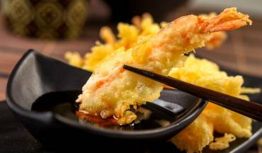 Tempura tôm nước sốt